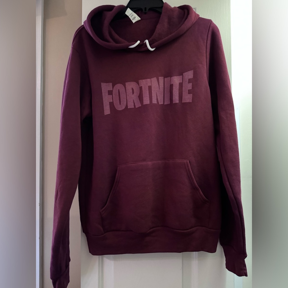 Fortnite Maroon Hoodie-NWOT